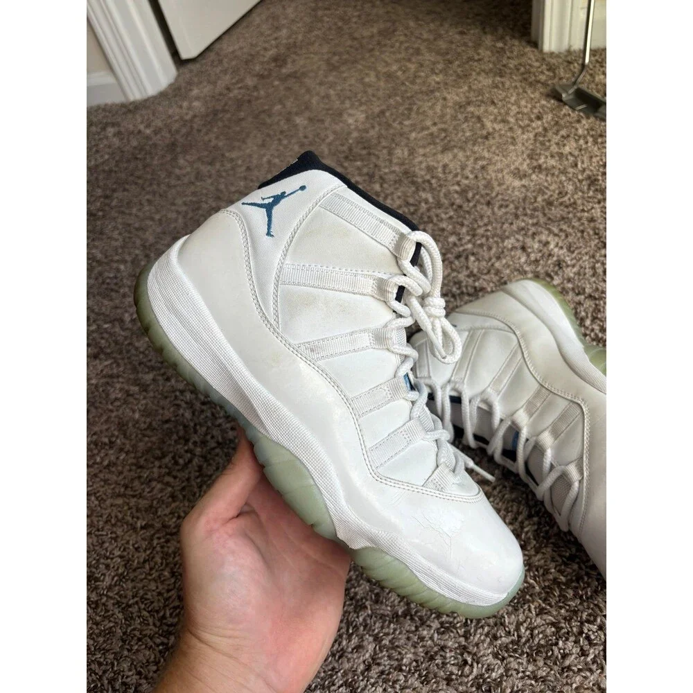 Air Jordan 11 Retro WhiteAir Jordan 11 Retro White Columbia Blue Men's Size 9